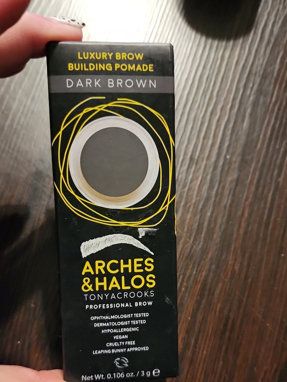 Arches & Halos Luxury Brow Building Pomade - Dark Brown